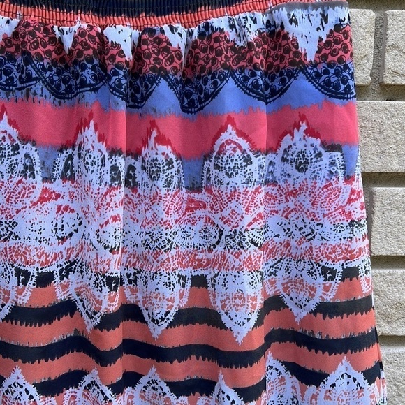 Christopher & Banks Smock Waist Lined Skirt Sz M - Picture 2 of 8